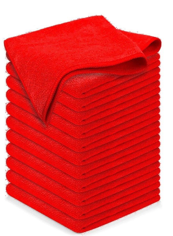 Winberg ® Microfiber Cleaning Cloth Pack of 12, Size: 40 x 40 cm, 250 GSM Multi-Functional Cleaning Towels, Highly Absorbent Cleaning Rags, Lint-Free Cleaning Kit - TWR-012 - Image 1